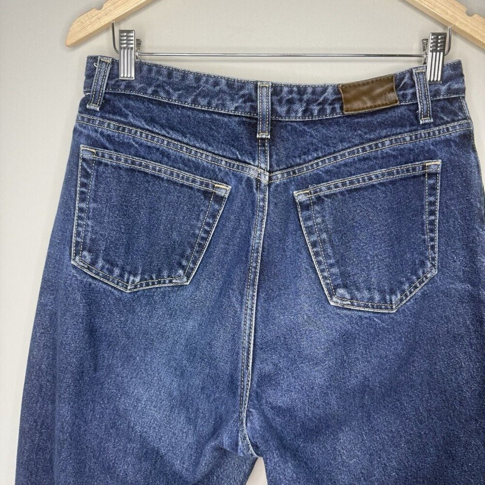 Lands End High Rise Tapered Jeans Classic Denim Straight Leg Women’s Size 12 - Picture 5 of 10